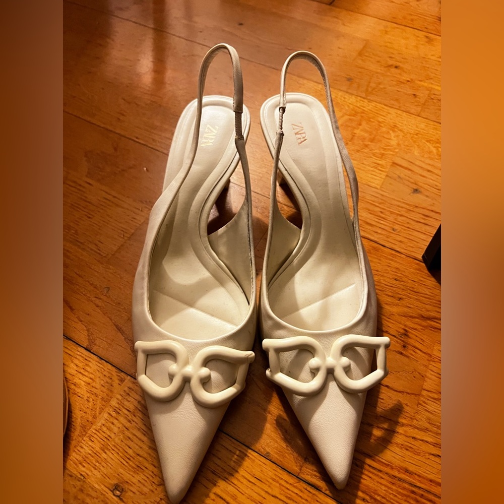 Zara pointed toe heels